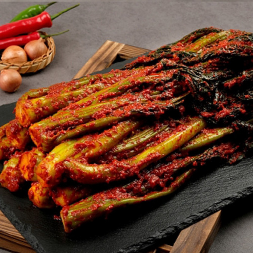 갓김치맛집 여수돌갓김치 업소용 톡쏘는 청갓 돌산 홈쇼핑 2kg, 1개 - 상세 이미지 4