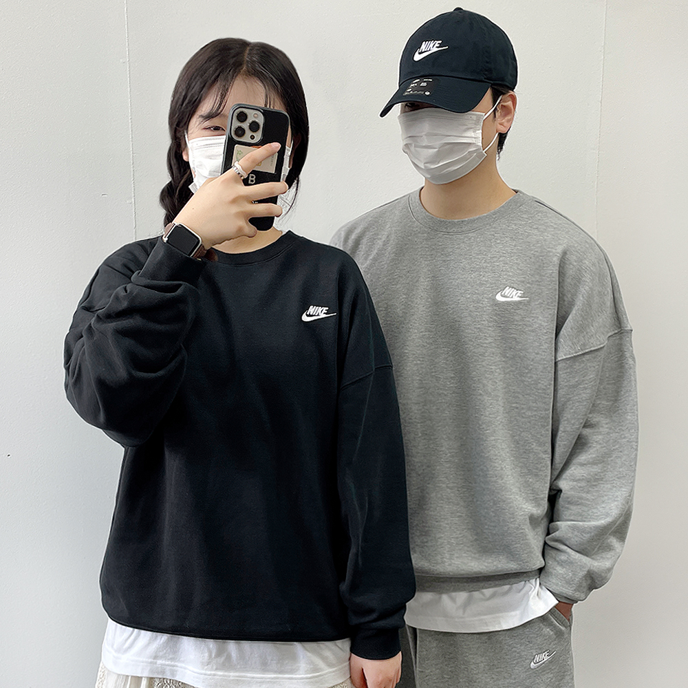 나이키 오버핏 맨투맨 후드티 프렌치테리 풀오버 스우시 후드 티셔츠