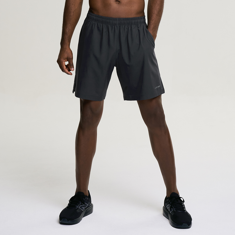 남자 운동반바지 에어로 엑티브 쇼츠 헬스복 러닝복 기능성 반바지 공용 차콜 - 상세 이미지 3