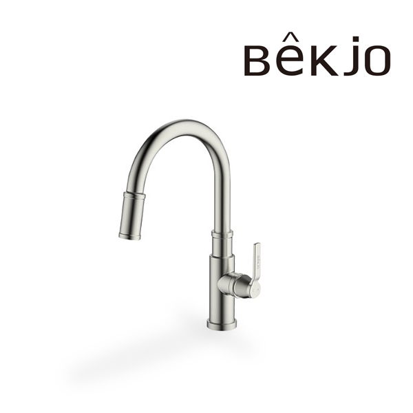 백조 씽크 주방 싱크대 수전 직수 시오 SEIO 402 무광 브러쉬드 니켈