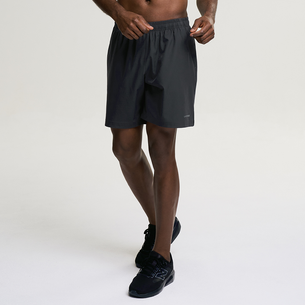 남자 운동반바지 에어로 엑티브 쇼츠 헬스복 러닝복 기능성 반바지 공용 차콜 - 상세 이미지 4