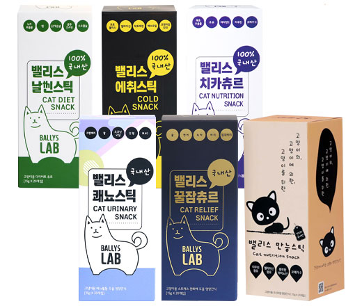 밸리스 고양이간식 대용량스틱 20개입 모음집 - 상품 이미지