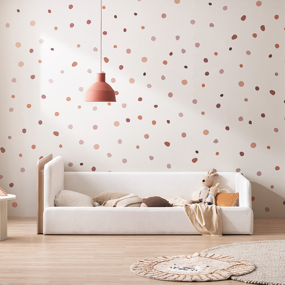 장인가구 하랑 E0 패브릭 LED헤드 저상형 데이베드 패밀리침대 SS 프레임