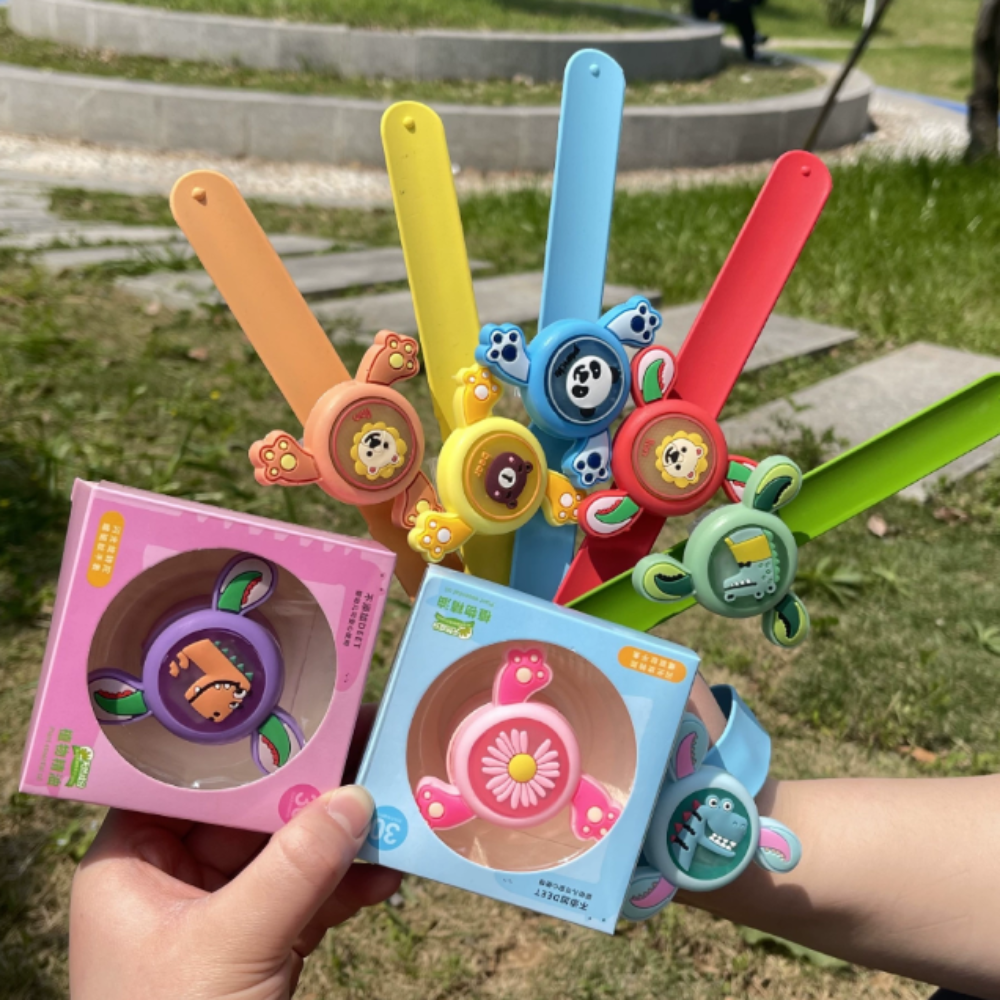 1+1어린이집답례품 스피너팔찌 led팔찌 유아 아기 바람개비 밴드 숲체험 유치원 생일선물