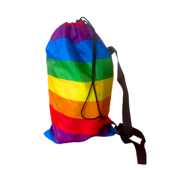 스포홀릭 캠핑 에어매트 에어베드 빈백 고급형 레인보우