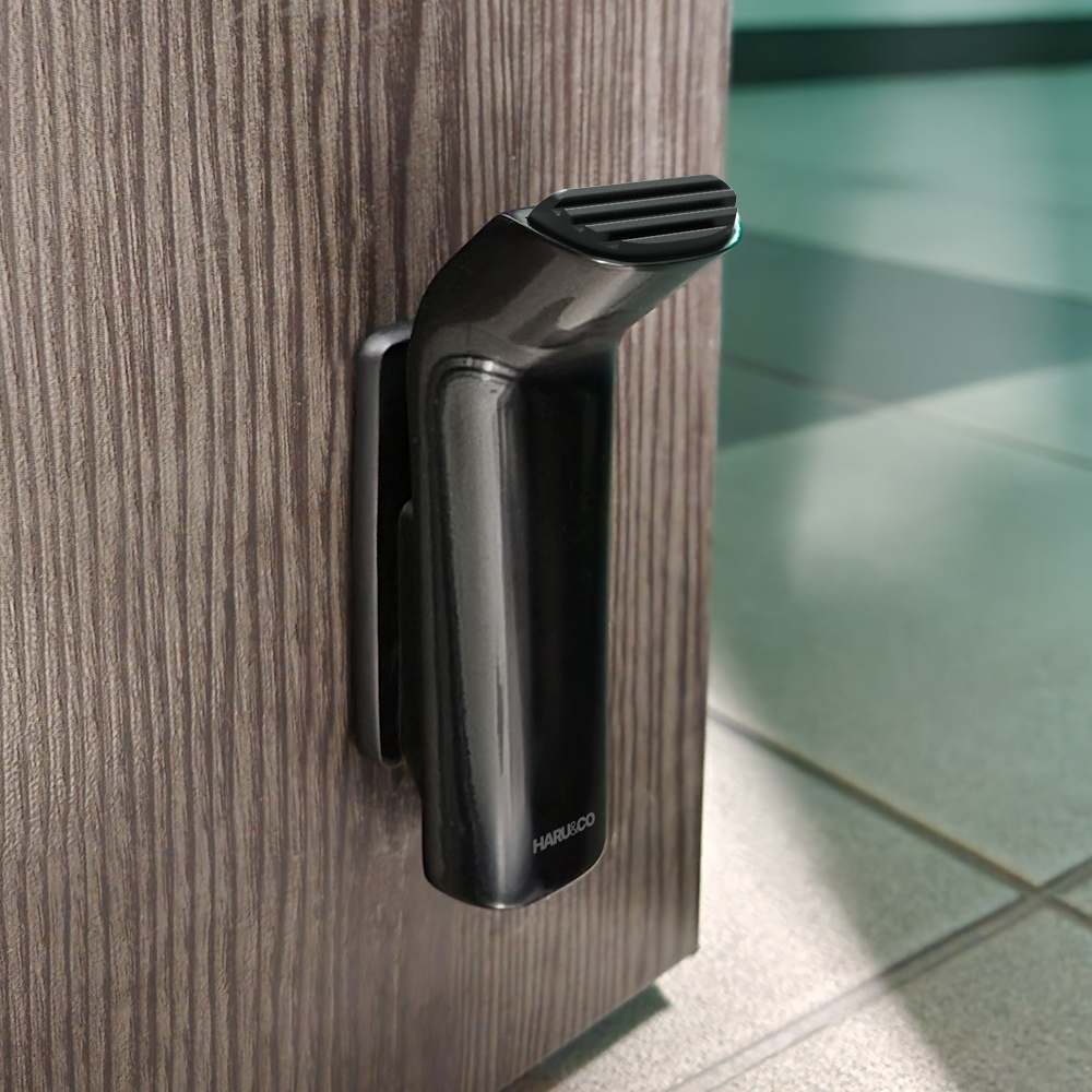 도어스토퍼 현관문 방화문 말발굽 현관 말굽 무타공 하루앤코 자석 반자동 오토폴딩 예쁜말발굽