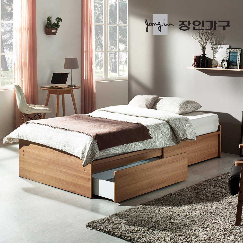 장인가구 리소 서랍 평상침대 S 프레임 - 상품 이미지