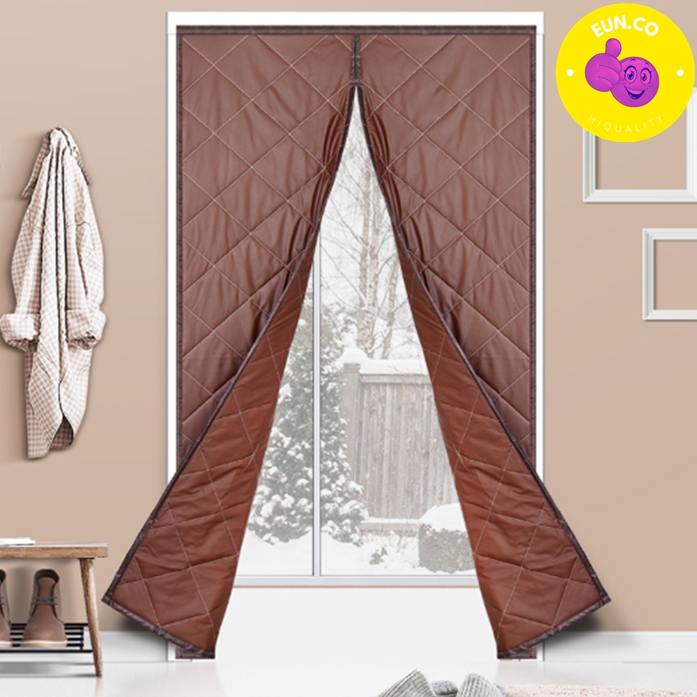 두꺼운 방풍막 솜충전재 겨울철 현관문 생활방수