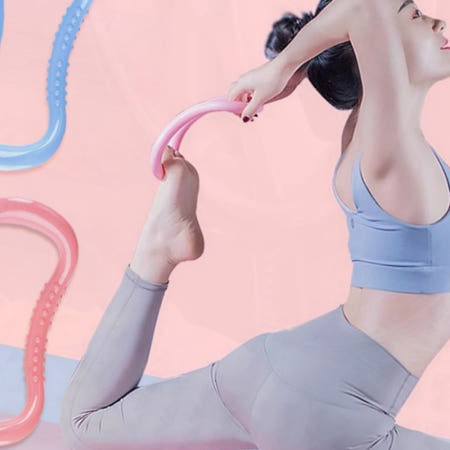 필라테스 요가링 하드형 스트레칭 마사지 근육 운동 도구