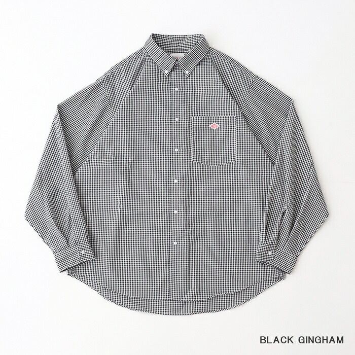 단톤 남성 옥스포드 도트 버튼다운 셔츠 DT-B0293POD NAVY GREEN CHECK 40 - 상세 이미지 3