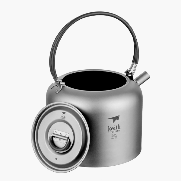 키이스 티타늄 케틀 1.5L 휴대용 경량 주전자 - 상세 이미지 2