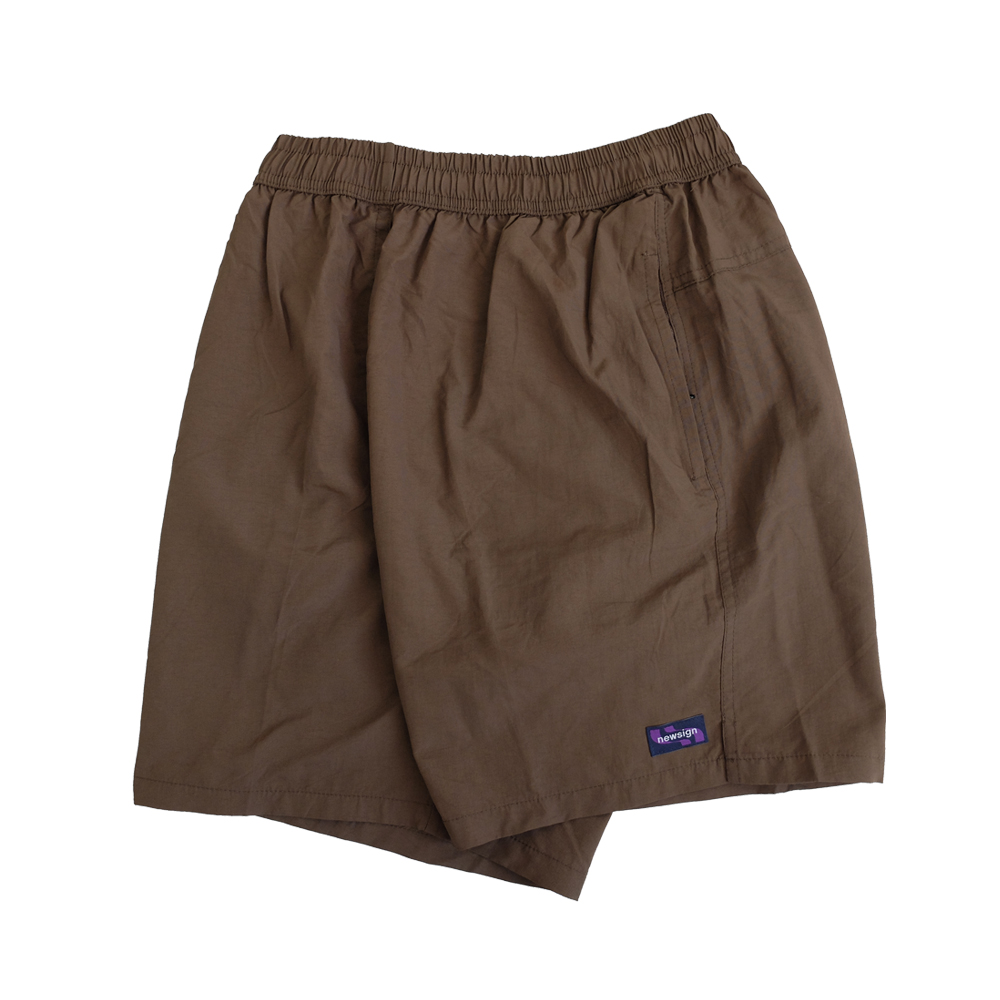 뉴싸인 남자 반바지 여름 밴딩 나일론 컴포트 컴피 쇼츠 - 상세 이미지 4