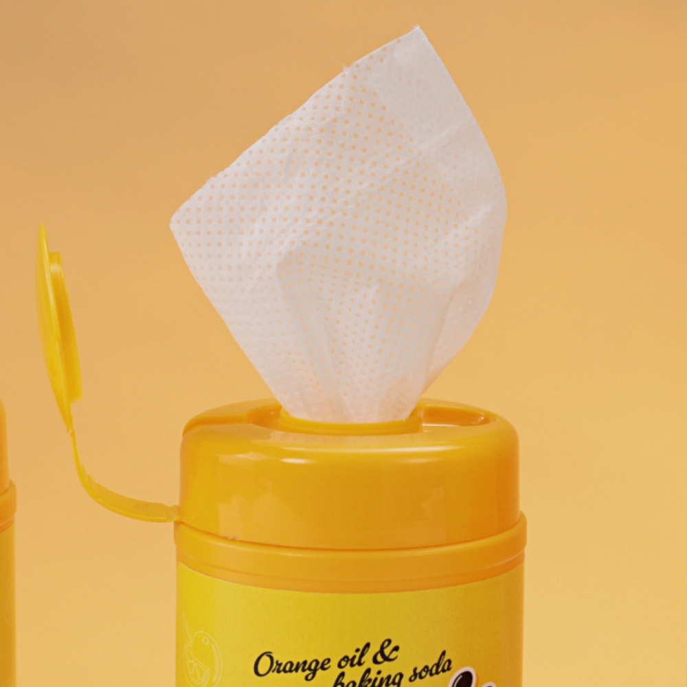 노란통 매직티슈 2세트 8통 560매 소독티슈 올인원 찌든때 기름때제거 세정티슈