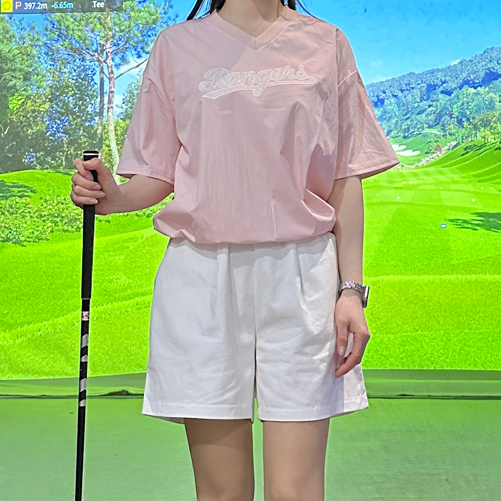 여성골프맨투맨 여성골프웨어상의 아노락 티셔츠 빅사이즈