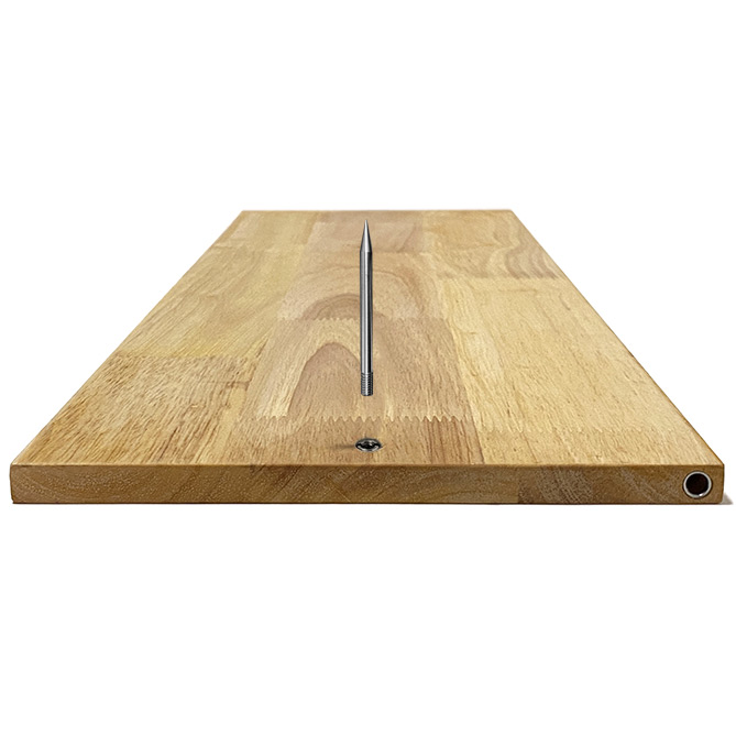 W200mm 휴대용 장어 원투 선상 낚시 원목 생선 장어 긴도마 SE24-CBWD12T / 두께 12mm - 메인 이미지