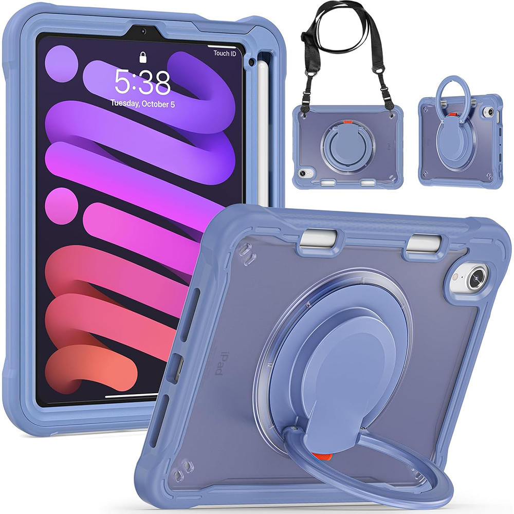 아이패드 미니 7세대 6세대 케이스 범퍼 풀커버 회전 클리어 아머 아이보리, 미니 7/6세대 8.3 - 상세 이미지 4
