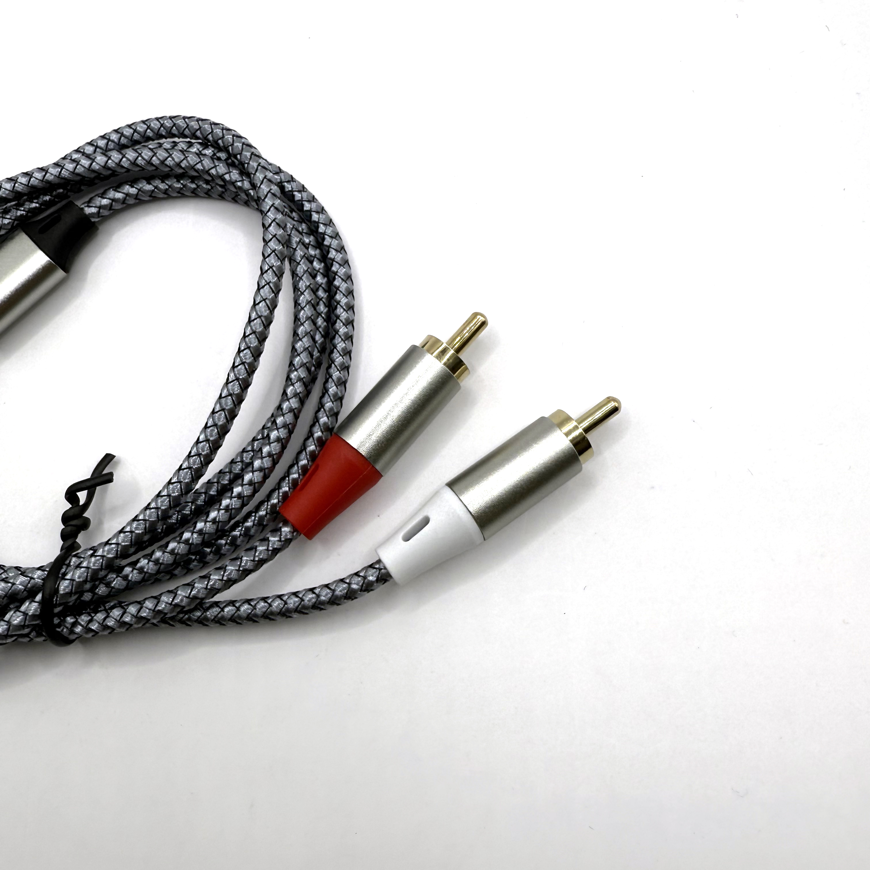 2 RCA to 3.5mm 3.5toRCA 케이블 1M 스테레오 AUX 오디오 스피커 - 상세 이미지 4