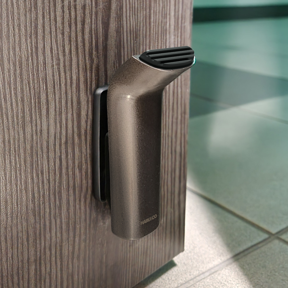 도어스토퍼 현관문 방화문 말발굽 현관 말굽 무타공 하루앤코 자석 반자동 오토폴딩 예쁜말발굽