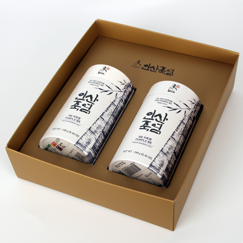 인산 9회 자죽염 고체[240g 2개] 선물세트 이미지 6