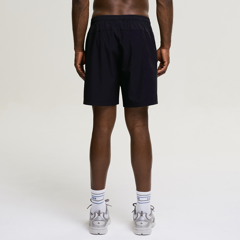 남자 운동반바지 에어로 엑티브 쇼츠 헬스복 러닝복 기능성 반바지 공용 블랙 - 상세 이미지 3