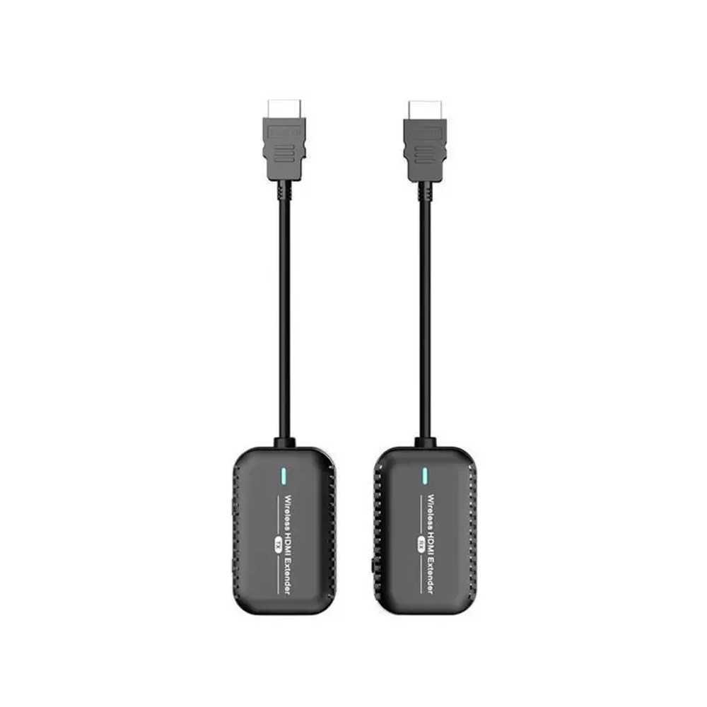 HDMI송수신기 무선 고화질 비디오 연장기 원거리 증폭 검정색 30m HDMI - 상품 이미지
