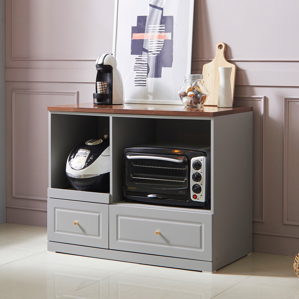 장인가구 다이닝 1000 주방수납장(광파렌지대형)