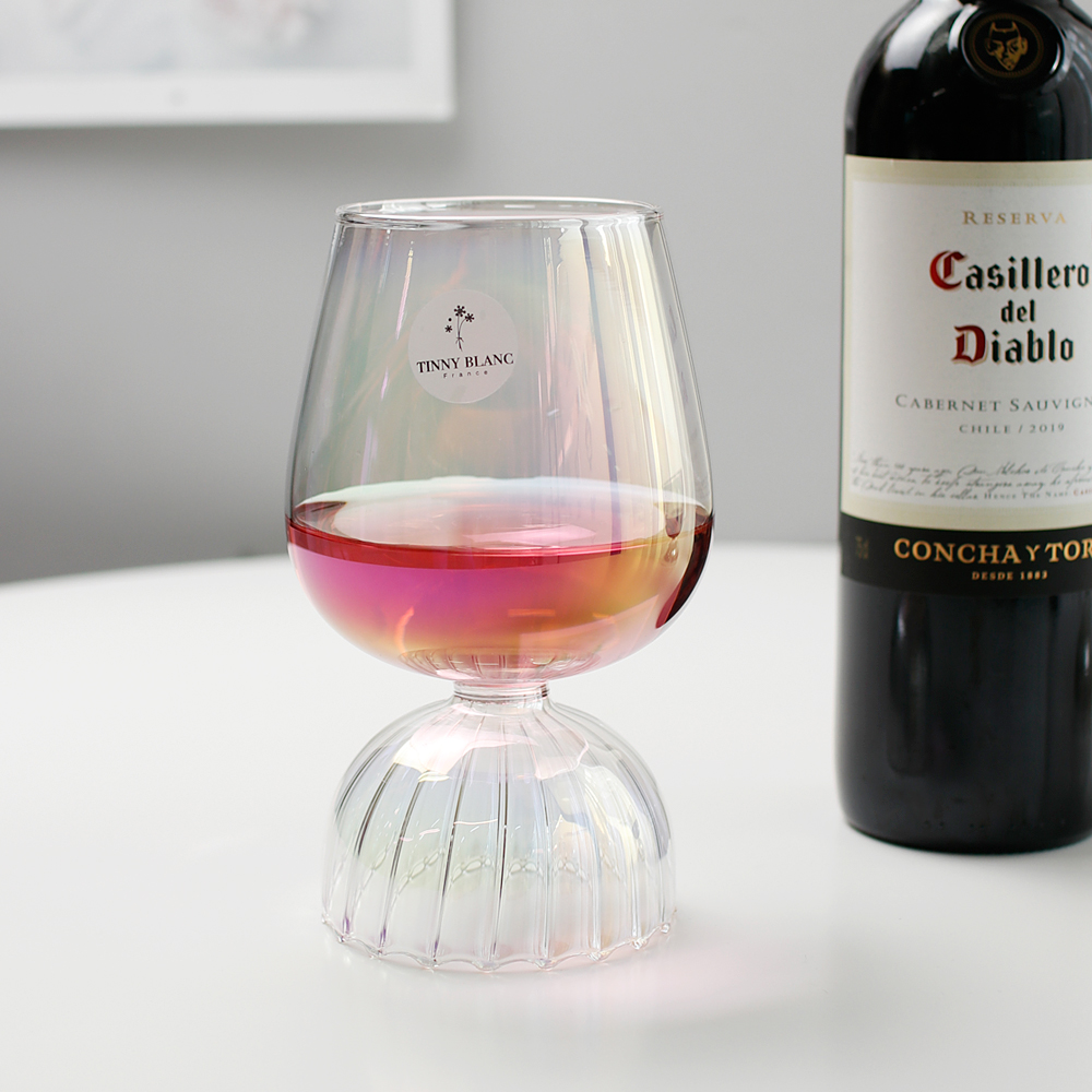 티니블랑 오로라벨 내열유리 샴페인 와인잔 300ml, 1개 - 상세 이미지 2