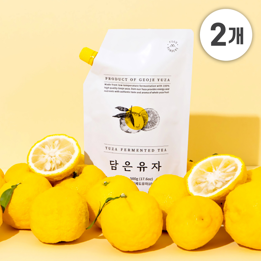 몬더스 거제도 담은유자 500g, 2개