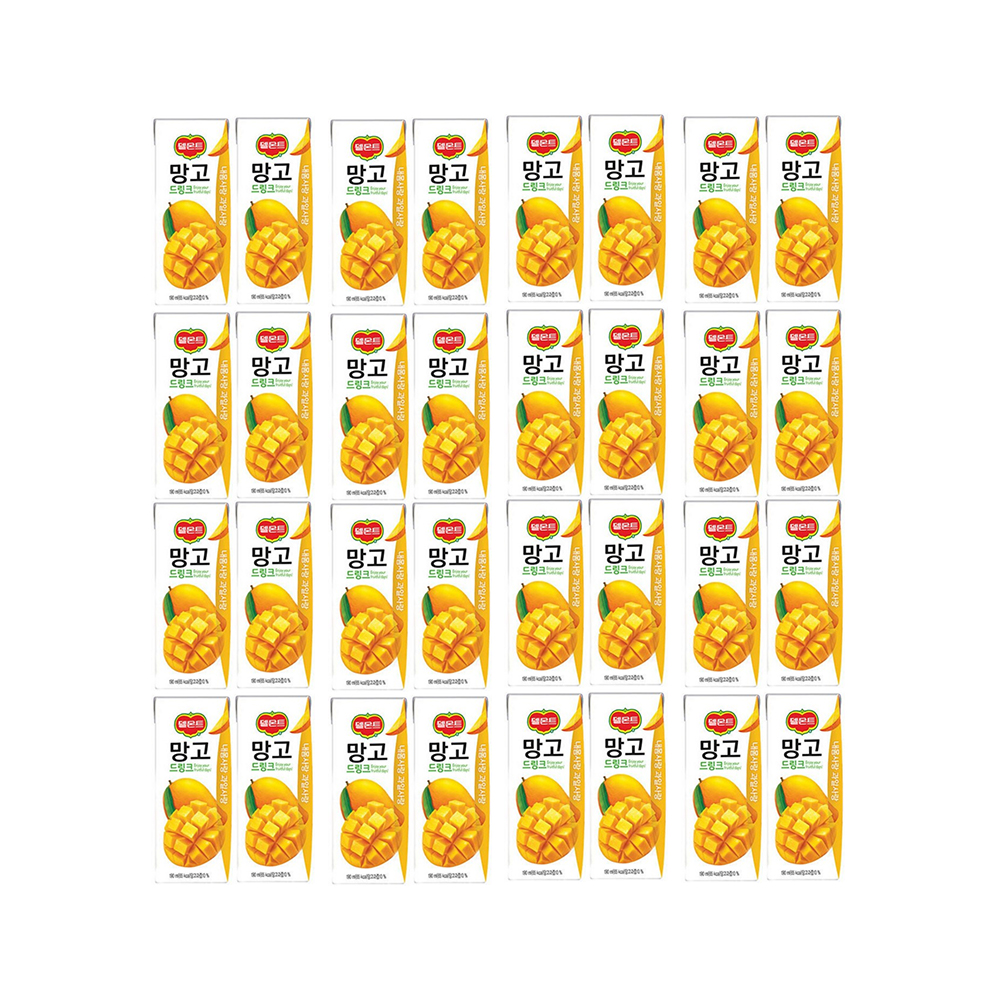 델몬트 드링크팩 망고 190ml 32개 과일쥬스 특가할인 - 상품 이미지