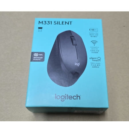 로지텍(정품) M331 무소음 무선 마우스 (블랙)