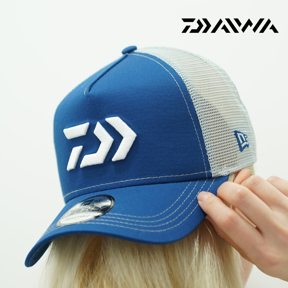 다이와 DC-5504NK 메쉬캡 뉴에라 콜라보 낚시모자 블루 (503313) - 상품 이미지