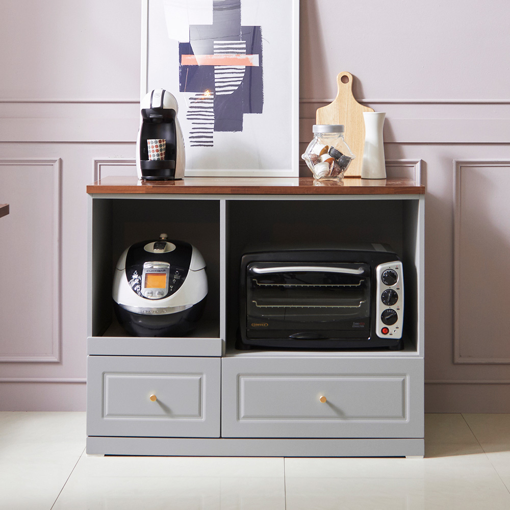 장인가구 다이닝 1000 주방수납장(광파렌지대형)