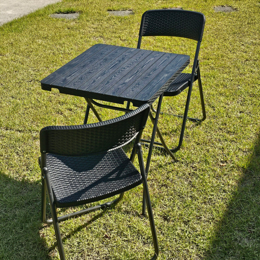 야외테이블세트 2인 접이식 카페