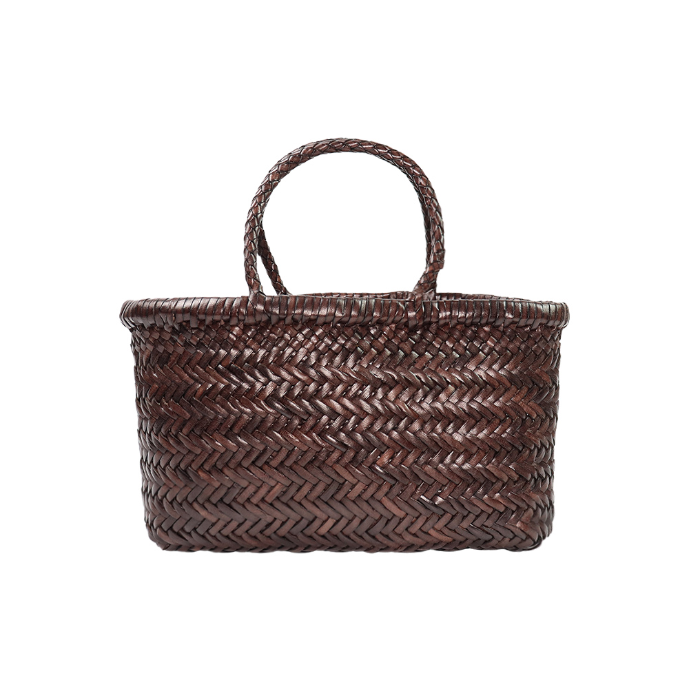 드래곤디퓨전 미니 플랫 고라 다크브라운 토트백 8809 DARKBROWN