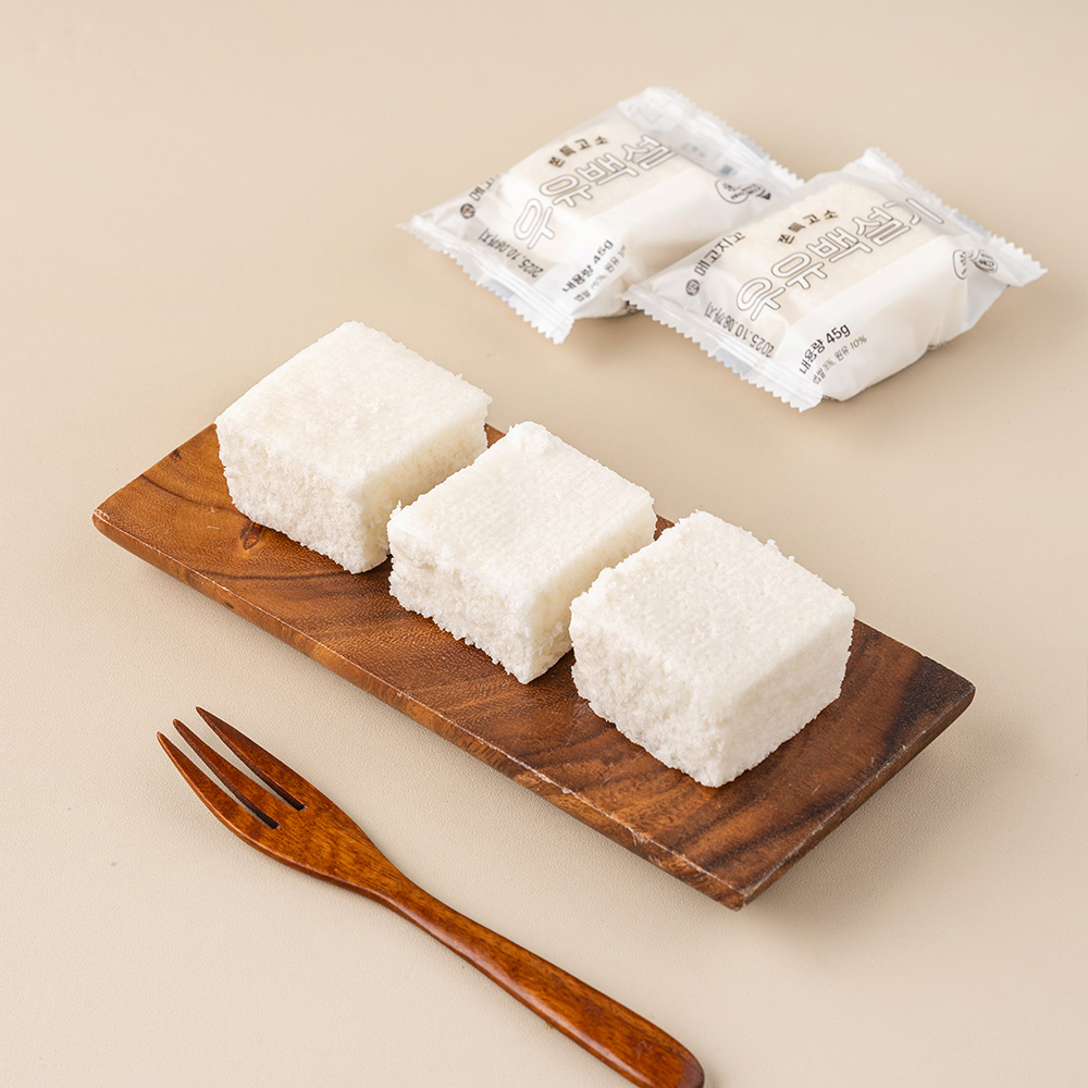 우유 백설기 1상자(45g x 8봉) - 상세 이미지 3