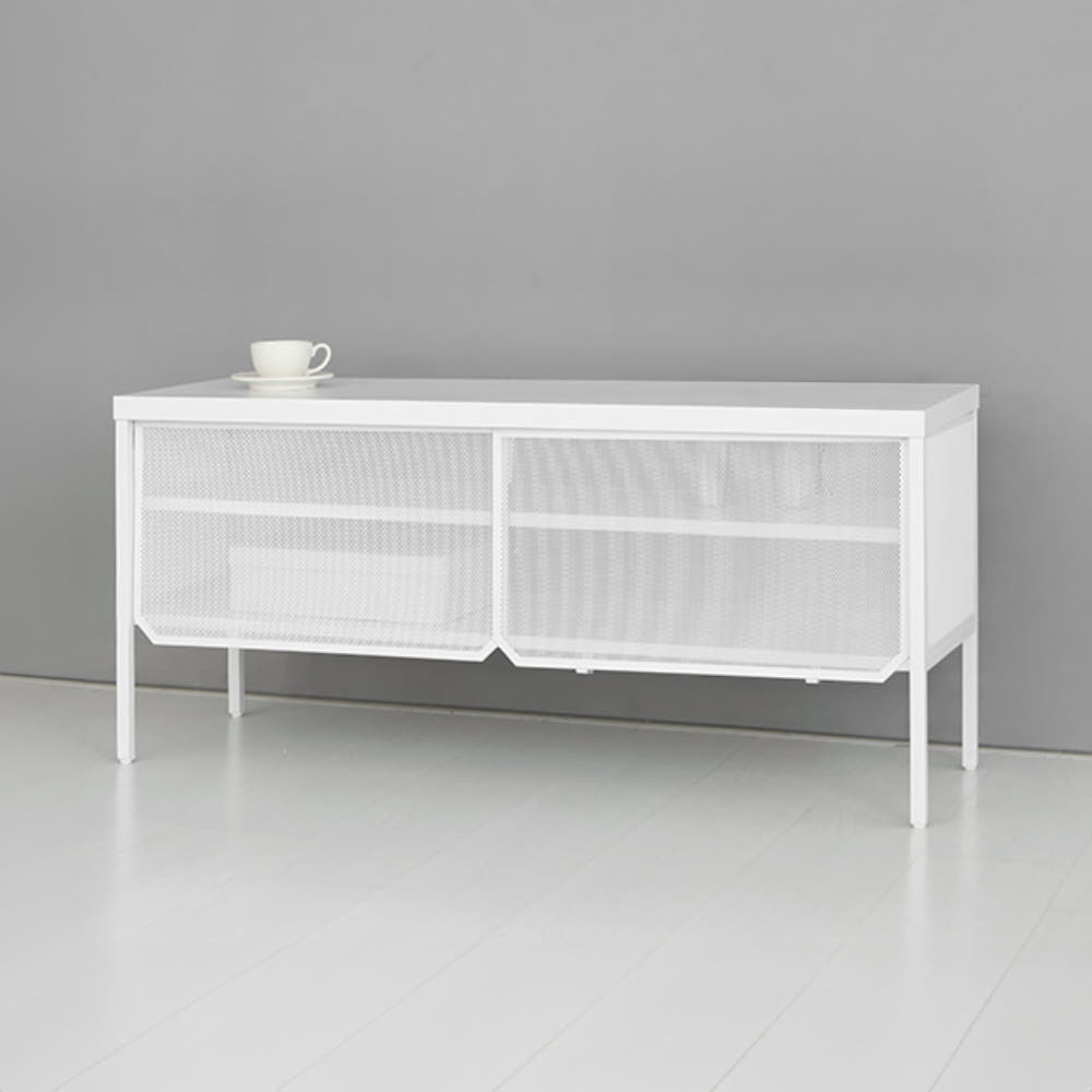 CHAPUL 캐비넷 수납장 1225x395x560mm, 2단, 솔리드베이지 5607.1839 - 상세 이미지 5