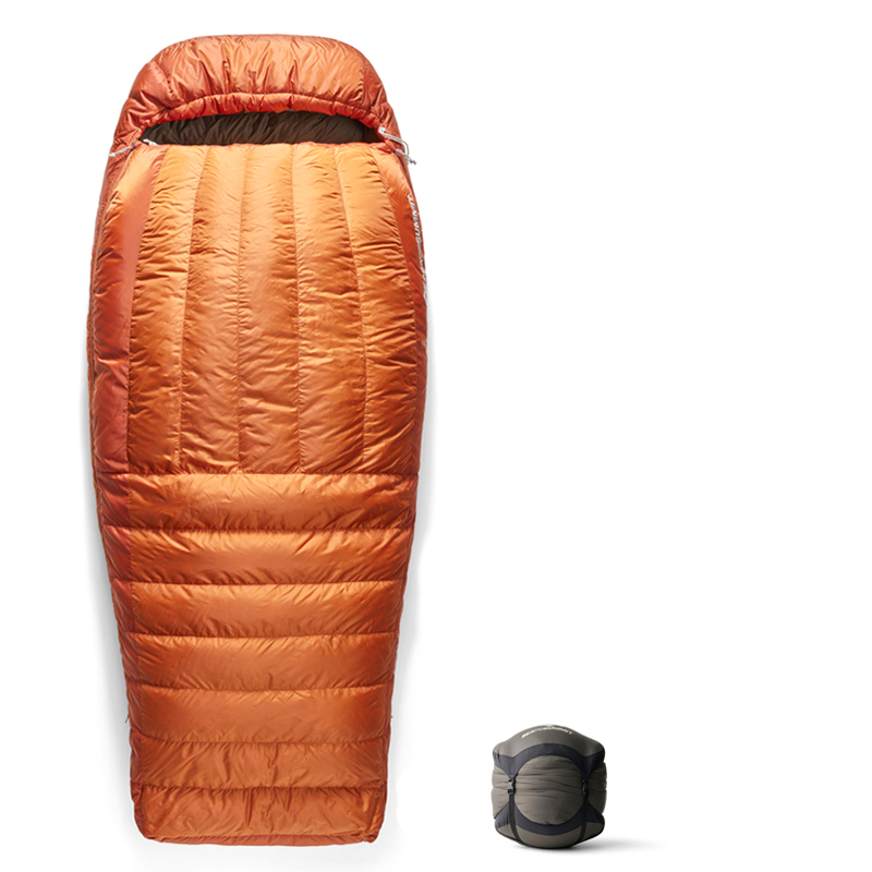 씨투써밋 베이스캠프 -9도 다운 침낭 롱, 오렌지