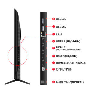 TCL [중고] 아이팔콘 85U85_R_A 4K Mini LED 구글 TV 상세 이미지 5