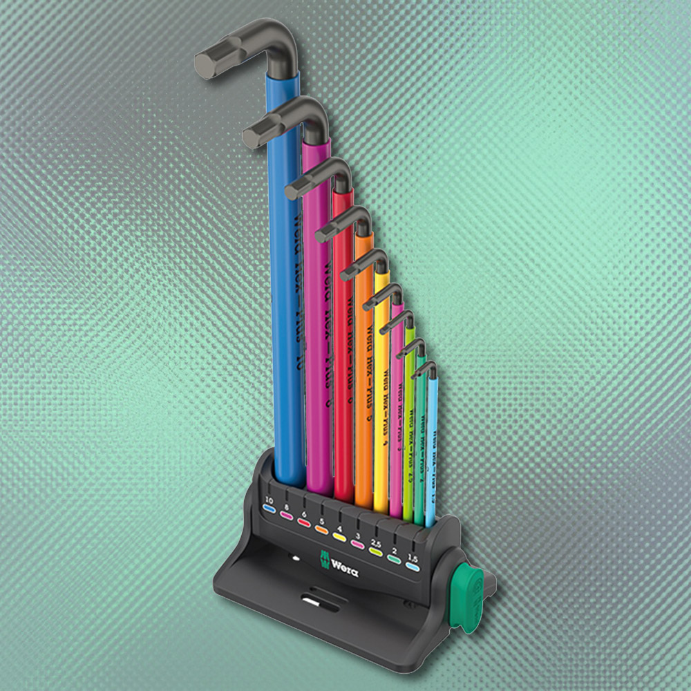 베라 멀티컬러육각렌치세트 10PCS 05133165001 - 상품 이미지