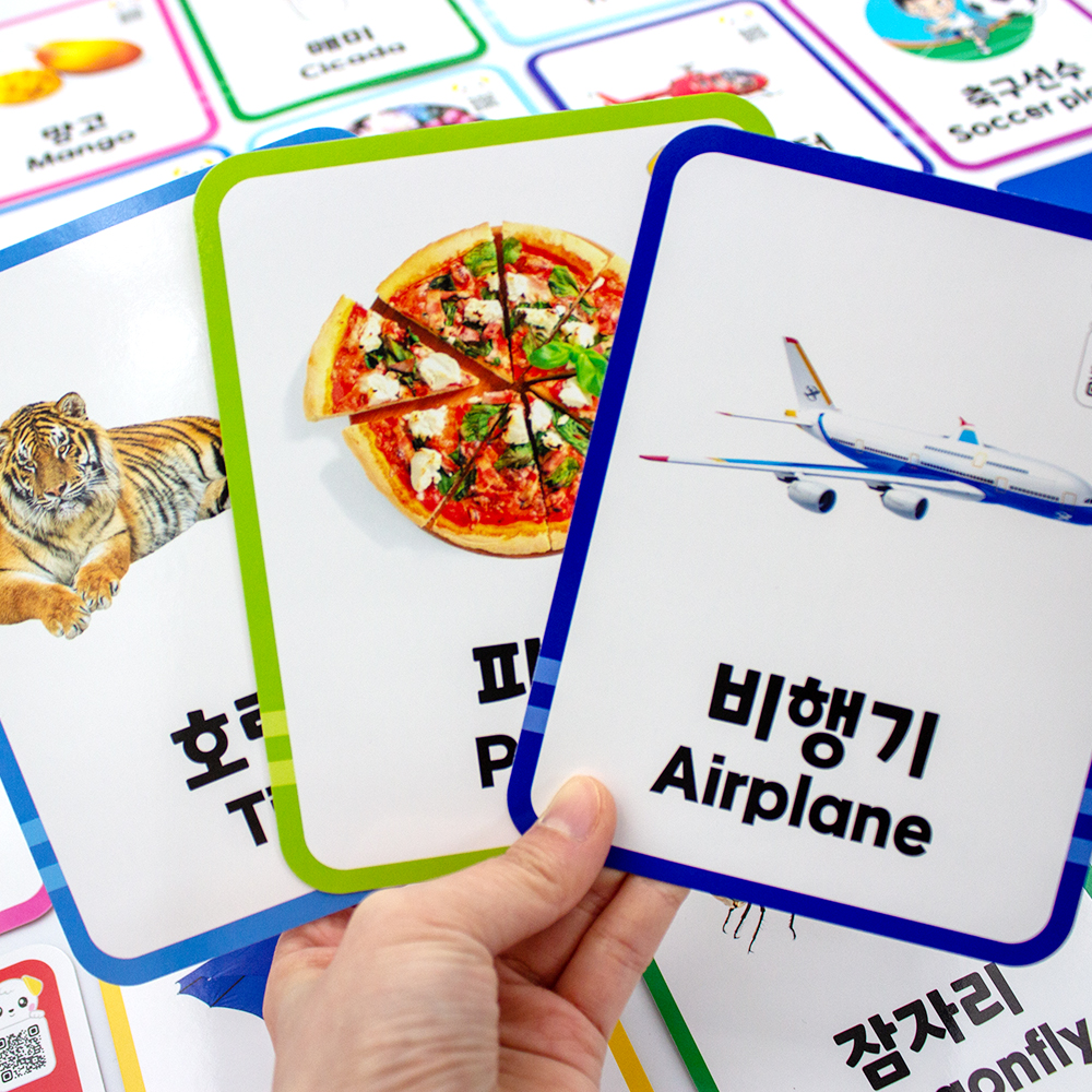 240개 유아 필수단어 요미몬 똑똑한 낱말카드 그림단어 플래시카드 사운드지원 아기선물