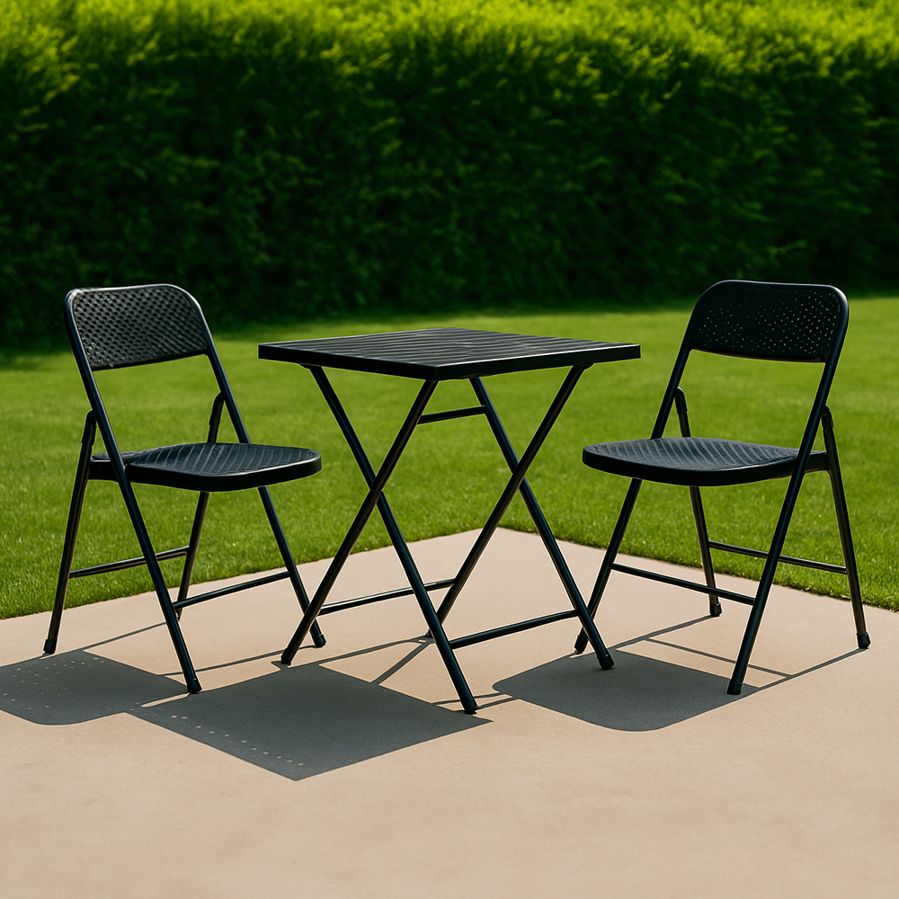 야외테이블세트 2인 접이식 카페