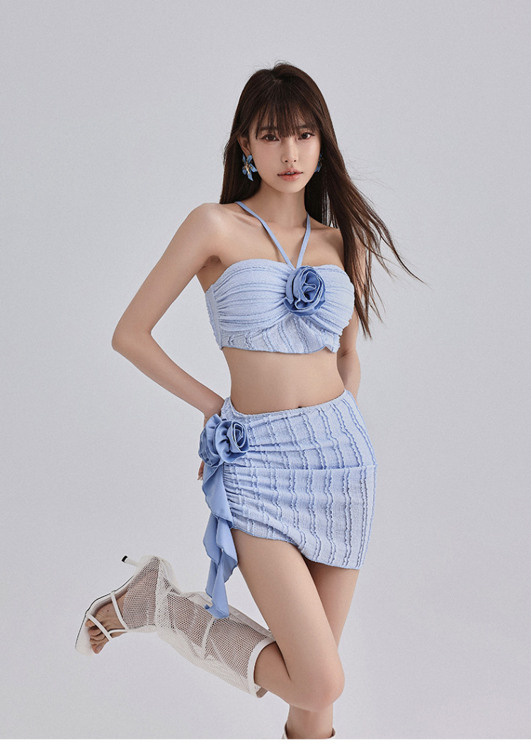[2색]🏝️러블리 인싸템 3PCS 비키니 세트💖 슬림핏 & 군살 커버 효과 상세 이미지 21