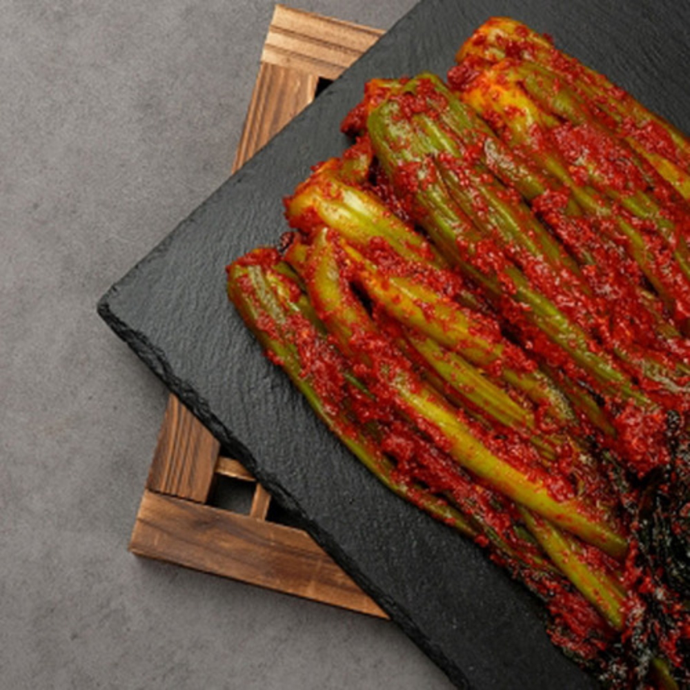 갓김치맛집 여수돌갓김치 업소용 톡쏘는 청갓 돌산 홈쇼핑 1kg, 1개 - 상세 이미지 4