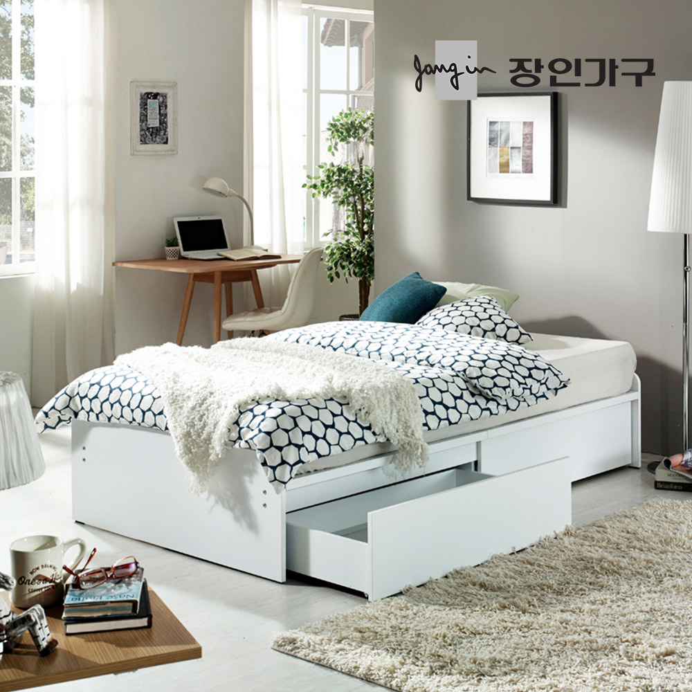 장인가구 리소 서랍 평상침대 S 본넬 - 상품 이미지