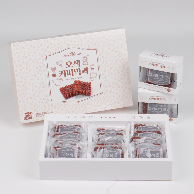 양양 할매니얼 감성 디저트 커피 약과 선물세트 600g(15입) - 상세 이미지 3