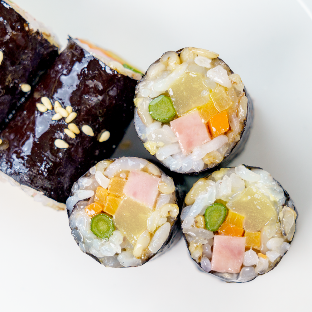 11시45분 저당 꼬마김밥 햄 야채 김밥 냉동 도시락 120g - 상세 이미지 3