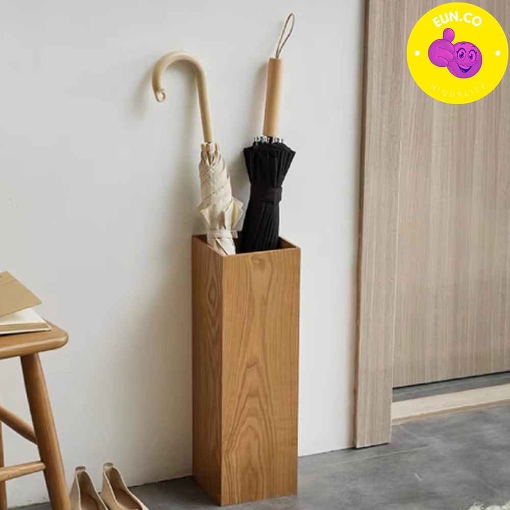 우드 우산꽂이 원목 좁은 우산통 카페 호텔 우산보관함