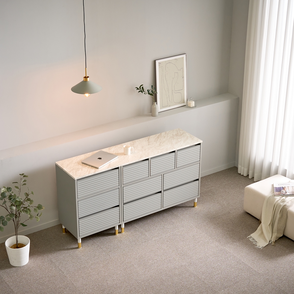 템바보드 수납장 높은 거실장 티비다이 안방 티비장 서랍장