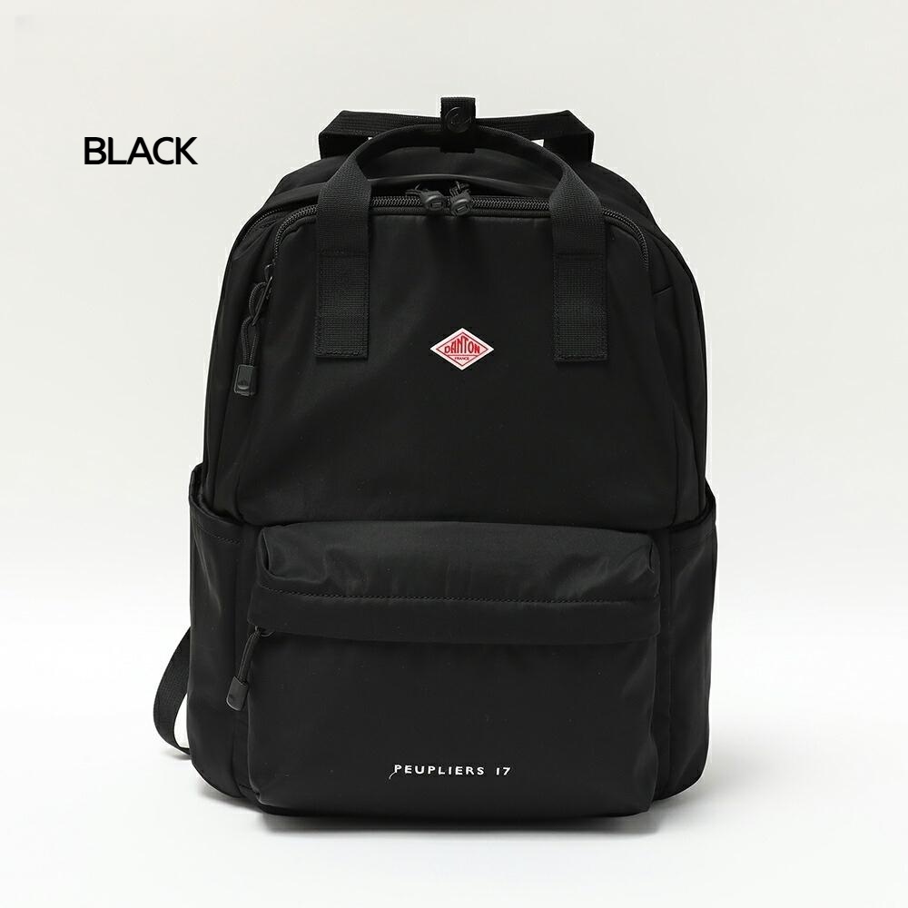 단톤 백팩 PEUPLIERS17 트윌 백팩 25SS 노트북가방 남여공용 BLACK - 상세 이미지 2