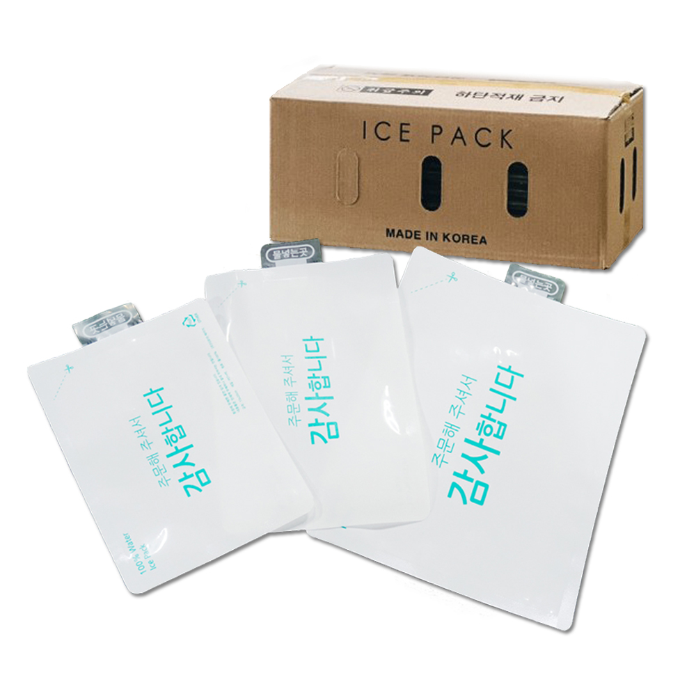 택배용 식품용 반제품 물 100% 아이스팩 박스 판매 제품 이미지
